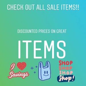 ALL SALE ITEMS IN CLOSET ARE MENTIONED IN TITLE